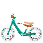 Беговел KiderKraft Rapid Midnight Green, легкий, з надувними колесами, для дітей від 2 років, вага 3,75 кг, фото 3