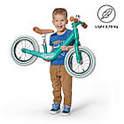Беговел KiderKraft Rapid Midnight Green, легкий, з надувними колесами, для дітей від 2 років, вага 3,75 кг, фото 9