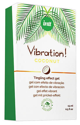 Рідкий вібратор Intt Vibration Coconut Vegan (15 мл), фото 2