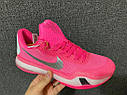 Кобі 10 баскетбольні Кросівки NIKE Kobe X чоловічі рожеві, фото 6