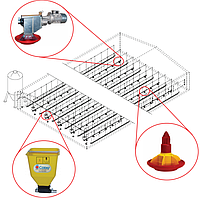 Линии кормления для напольного бройлера (индюка, утки) CODAF