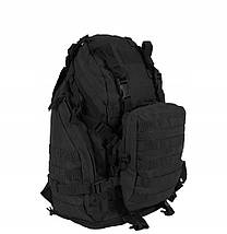 Тактический рюкзак CAMO OVERLOAD 60 л BLACK (PL-OV-BP-BL), фото 2