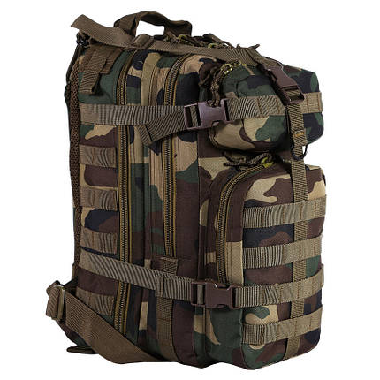 Тактичний рюкзак CAMO ASSAULT WOODLAND 25 л, фото 2