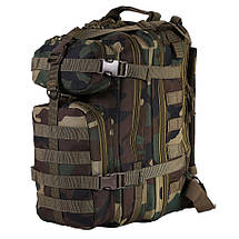 Тактичний рюкзак CAMO ASSAULT WOODLAND 25 л, фото 2