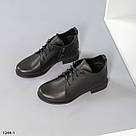 Шкіряні напівчеревики жіночі на шнурках 36 та 38 р-ри, фото 3