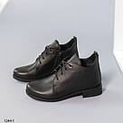 Шкіряні напівчеревики жіночі на шнурках 36 та 38 р-ри, фото 2