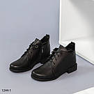 Шкіряні напівчеревики жіночі на шнурках 36 та 38 р-ри, фото 7