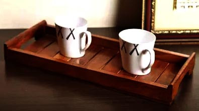 Піднос дерев'яний "Золдер" латте