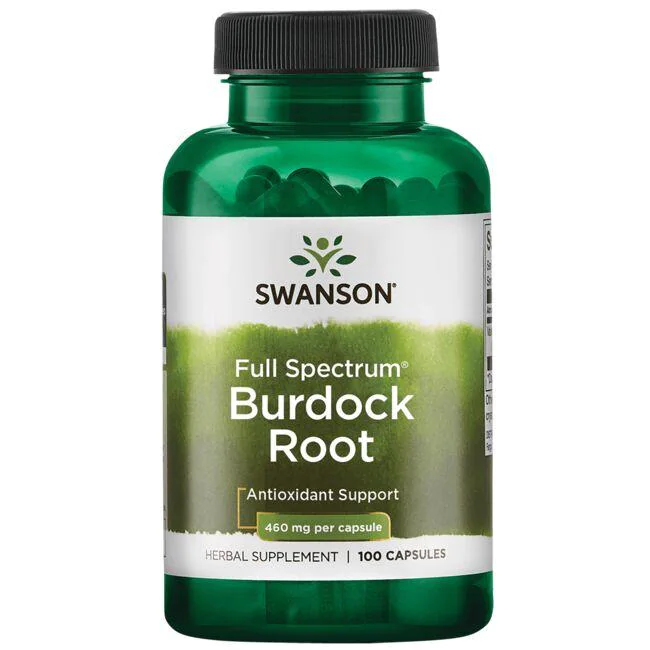 Корінь лопуха / Реп'ях / Burdock Root, 460 мг 100 капсул