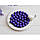 Бусини круглі " Класика" темно-фіолет 10 мм 500 грамів, фото 3