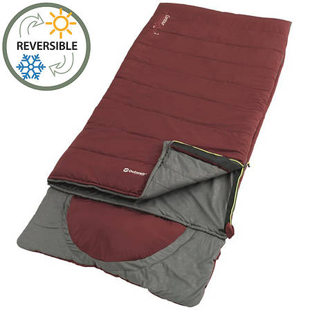 Спальний мішок Outwell Contour Lux Reversible/-3 °C Red Right (230383), фото 1