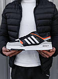 Кросівки чоловічі Adidas Drop Step кеди чорні адідас дроп степ шкіряні демісезонні повсякденні, фото 4