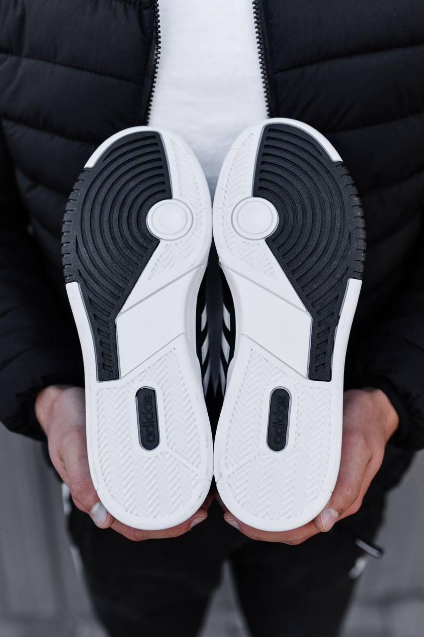 Кроссовки мужские Adidas Drop Step кеды черные адидас дроп степ кожаные демисезонные повседневные - фото 7 - id-p1604504794