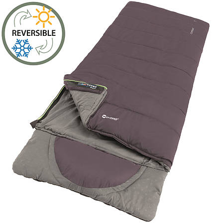 Спальний мішок Outwell Contour Reversible/+2 °C Dark Purple Left (230364), фото 1
