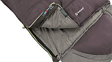Спальний мішок Outwell Contour Reversible/+2 °C Dark Purple Left (230364), фото 6