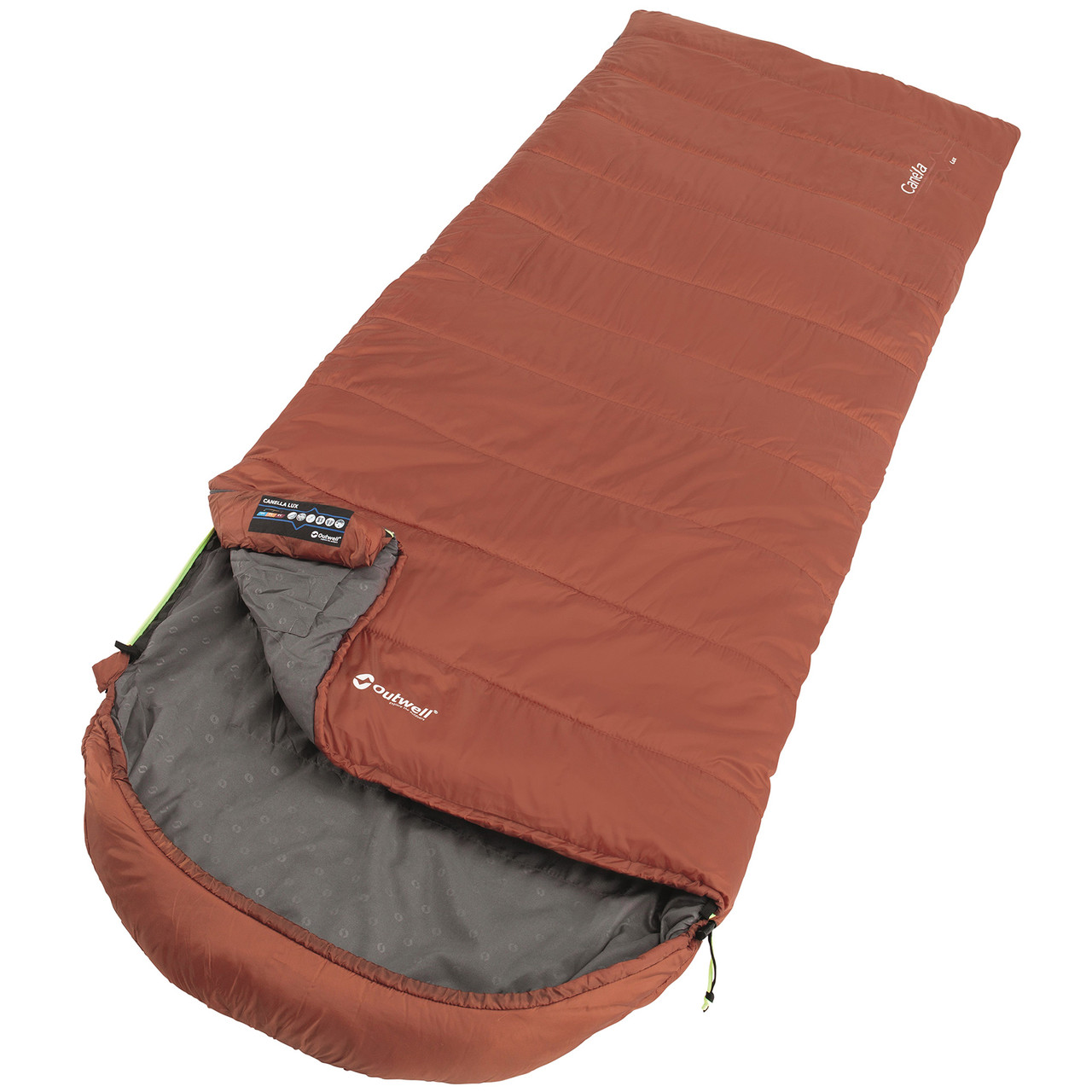Спецальний мішок Outwell Canella Lux/+4 °C Warm Red Left (230358)