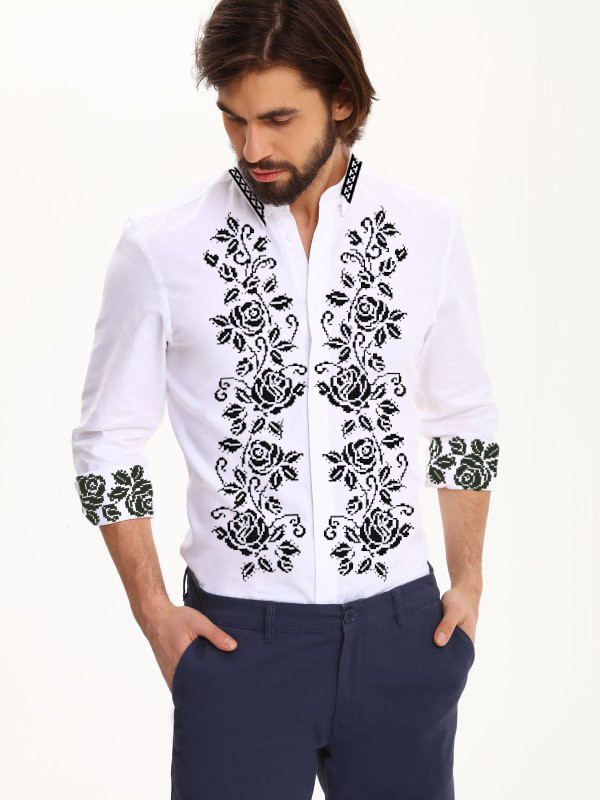 Заготовка для чоловічої вишиванки №246.1-СЧ, фото 1