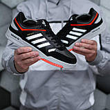 Кросівки чоловічі Adidas Drop Step кеди чорні адідас дроп степ шкіряні демісезонні повсякденні, фото 5