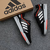 Кросівки чоловічі Adidas Drop Step кеди чорні адідас дроп степ шкіряні демісезонні повсякденні, фото 8