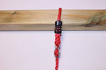 Сітка для лазіння c S-Hook, 0,75 * 2 м. червона, фото 3