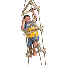 Тристороння мотузкові сходи для дитячого майданчика, фото 3