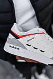 Кросівки чоловічі Adidas Drop Step кеди білі адідас дроп степ шкіряні демісезонні повсякденні, фото 5