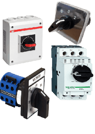 Вимикачі і перемикачі навантаження, рубильники