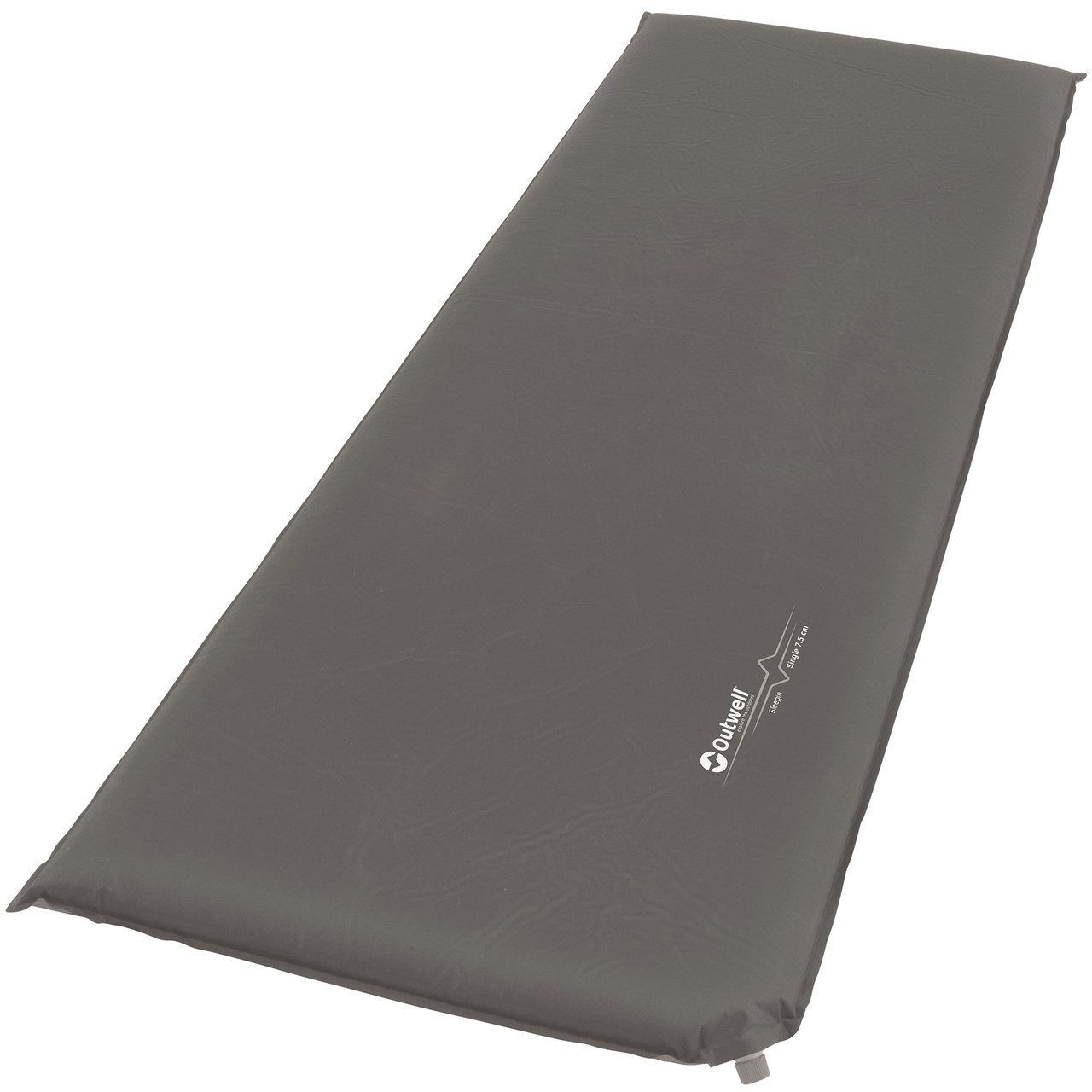 Коврик самонадійний Outwell Self-inflat Mat Sleepin Single 7.5 cm Grey (290203)