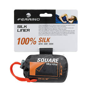 Вкладка для спального мішка Ferrino Liner Silk SQ White, фото 4