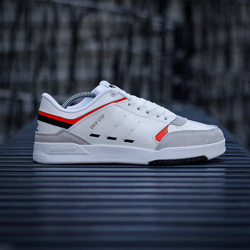 Кроссовки мужские Adidas Drop Step кеды белые адидас дроп степ кожаные ...