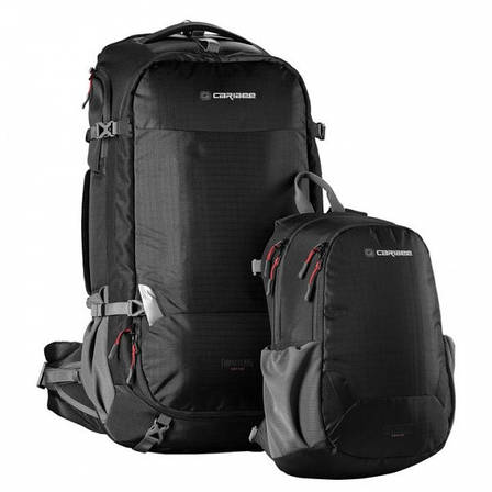 Рюкзак туристичний Caribe Magellan 65 RFID Black, фото 1