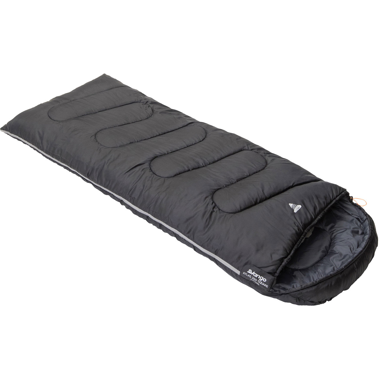 Спальний мішок Vango Atlas 250 Square/+1 °C Black Left (SBPATLAS B05S42)