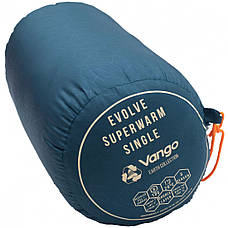 Спецальний мішок Vango Evolve Superwarm Single/+2 °C Moroccan Blue Left (SBREVOLVEM23TJ8), фото 5