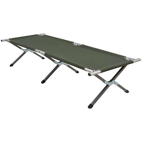 Ліжко кемпінгове Highlander Aluminium Camp Bed Green (FUR041-GN), фото 1