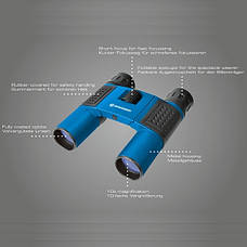 Бінокль Bresser Topas 10x25 Blue, фото 5