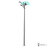 Автономна опора освітлення на сонячній панелі 2 x 50 W 7 м, фото 4