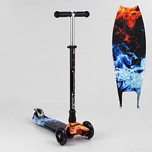 Самокат трехколесный Best Scooter Maxi 1517, свет колес