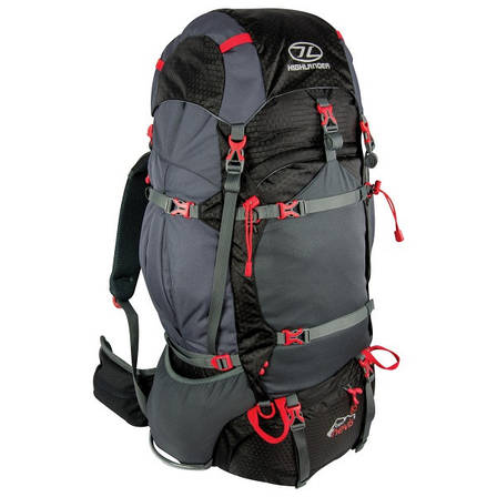 Рюкзак туристичний Highlander Ben Nevis 65 Black, фото 1
