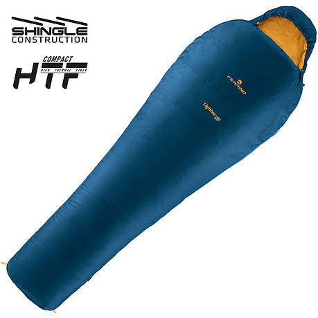 Спецальний мішок Ferrino Lightec SM 1100/3 °C Blue/Yellow Left (86650IBB), фото 1