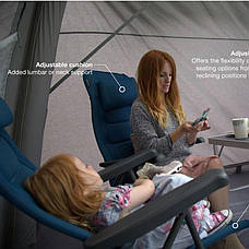 Стул кемпінговий Vango Hyde DLX Chair Med Blue (CHQHYDE M18TI8), фото 5