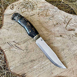 Ніж ГЕРАКЛ Gorillas BBQ туристичний сталь 50х14мф KN8