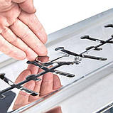 Мангал Metal-Best на 8 шампуров из нержавеющей стали + чехол в подарок | Жарастойкая нержавейка | Жаростійка, фото 7