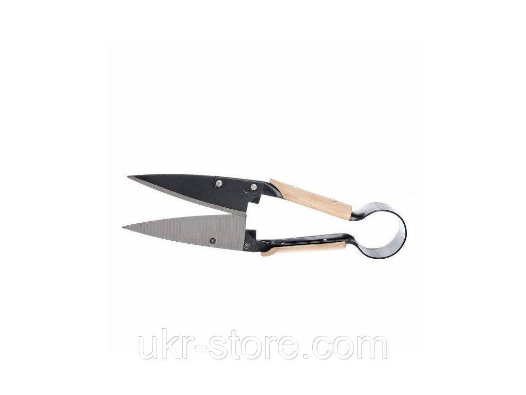 Ножницы для порезки хвои, стрижки овец 33см, металл, деревяные накладки - фото 1 - id-p1604549944