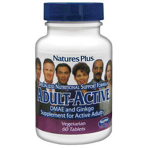 Комплекс для Поддержания Энергии у Взрослых, Adult-Active, Natures Plus, 60 таблеток