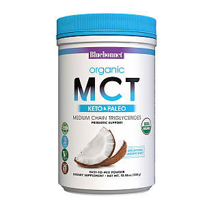 MCT Органический порошок из кокосового ореха, Bluebonnet Nutrition, 300 гр