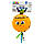 М'яка іграшка-підвіска Lamaze Апельсинка з прорізувачем (L27384), фото 6