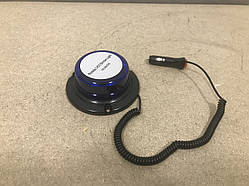 Мигалка на магніті синього кольору 10-30V Rotate LED Strobe Light