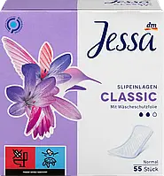 Ежедневные гигиенические прокладки Jessa Classic Normal-2 капли, 55 шт.