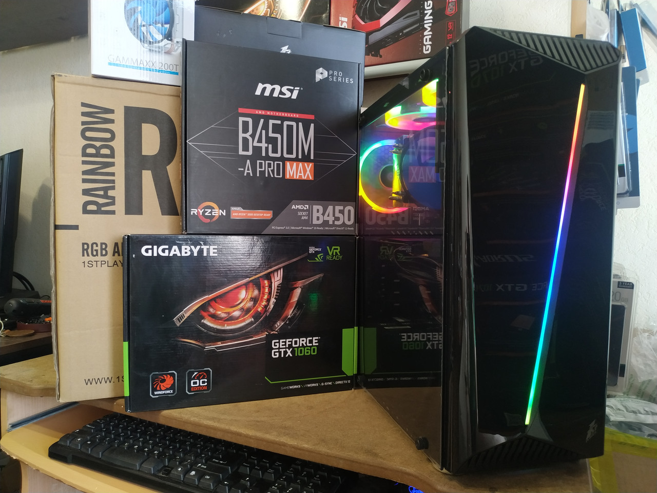 Amd ryzen 5 3600 gtx 1060 shop