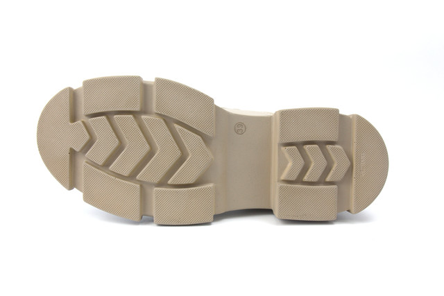 Ботинки бежевые кожаные на байке Женская обувь больших размеров 40-44 COSMO Shoes New Gerda Beige BS